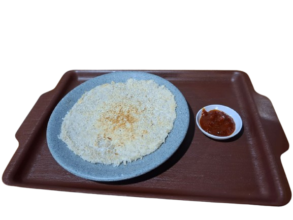 Lempeng Sagu khas Melayu disajikan di HN Crave Corner Golden Prawn Batam